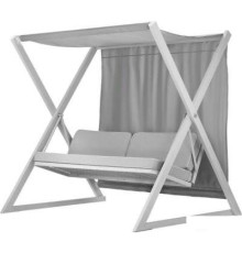 Садовые качели ПИК Сакура XXL ( каркас - серый, тент - серый, сиденье - серый), 2315х1500х1910 мм